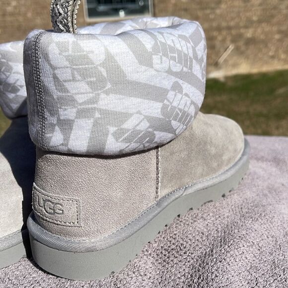 UGG Classic Mini Jersey Stripe Boots - Picture 7 of 14